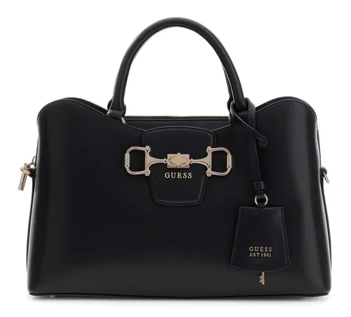 GUESS Janie Girlfriend Satchel Handtasche Umhängetasche Tasche Black schwarz Neu