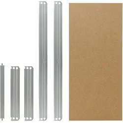 shelfplaza PRO 80x40 cm Fachboden-Set in verzinkt für PRO Schwerlastregale