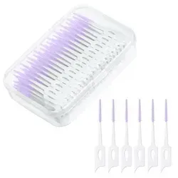 Interdentalbürsten Set mit 220 Stück Silikon Zahnzwischenraumbürsten - Effektive Zahnreinigung für Zuhause und unterwegs: Entfernen Sie Rückstände und sorgen Sie für ein frisches Mundgefühl. Tragbares Design mit Aufbewahrungsbox für die einfache Mitnahme. Weiche Silikonborsten massieren sanft das Zahnfleisch.
