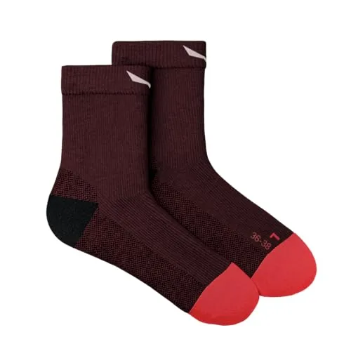 Salewa Damen Mountain Trainer Merino Quarter Women Socken, Syrah, 39-41 EU