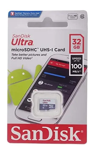 SanDisk SDSQUNB032GGN3MA Micro SDHC Ultra 32 GB C10 UHS1 mit Adapter