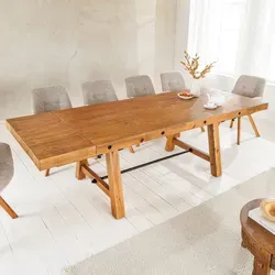 riess-ambiente Esstisch FINCA 165-240cm - Verlängerbarer Esstisch aus recyceltem Pinien-Massivholz im Industrial Design, ideal für bis zu 10 Personen und sorgt für eine einzigartige Atmosphäre in jedem Esszimmer.