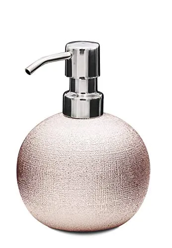 Ridder Seifenspender Lucida rosé - Seifenspender in elegantem Design mit 400 ml Fassungsvermögen, ideal für moderne Badezimmer. Verwandelt Händewaschen in einen Genuss und sorgt für Ordnung.