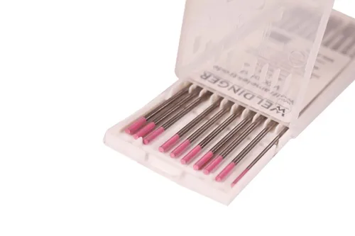 WIG-Wolframelektrode WX-Pink / 2,4 x 175 mm strahlungsfrei WELDINGER - 10 Stück