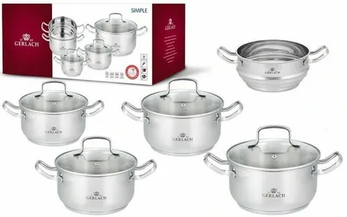 Gerlach Pot Simple 9 pc Set