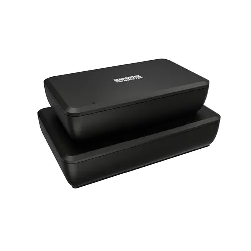Marmitek Speaker Anywhere 650 - Drahtloser Audiosender für Lautsprecher - HiFi-Kabel mit digitaler, latenzfreier Übertragung für unkomprimierten Sound in CD-Qualität. Perfekt für den drahtlosen Anschluss von bis zu zwei Lautsprechern.