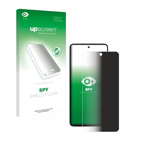 upscreen Anti-Spy Blickschutzfolie für Motorola Moto G84 Made in Germany, Privacy Screen Displayschutz-Folie [Sichtschutz, Blaulichtfilter]
