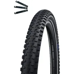 maxxi4you Fahrradreifen 1x Marathon Plus MTB Performance Schwarz/Reflex 65-622 inkl. RH
