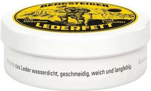 BERGSTEIGER LEDERFETT Lederpflege 1 x 150 ml Dose schwarz