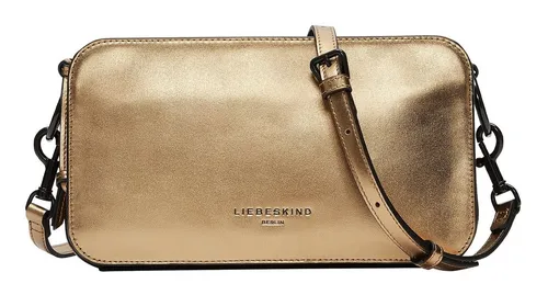 Liebeskind Berlin Umhängetasche Metallic Foil - Umhängetasche aus 100% Rindsleder in edlem Gold, mit verstellbarem und abnehmbarem Schulterriemen für flexiblen Tragekomfort.