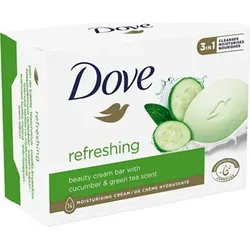 Dove Erfrischende Seife Bar Gurke &/ Grner Tee Duft, 90g von Dove