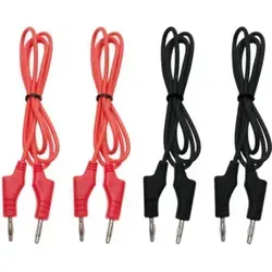 BGS Multimeter-Prüfkabel-Satz | 4 mm - KFZ-Werkzeuge mit einer Länge von 1000 mm, ideal für präzise Messungen in der Automobiltechnik.