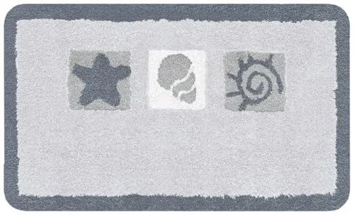 Kleine Wolke Badematten & Badteppiche Grau von Kleine Wolke