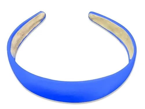 Damen Haarreif Stirnbänder Kopfschmuck in diversen Farben (blau)