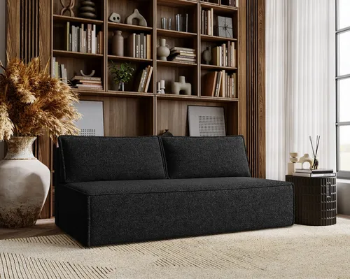 Kaiser Möbel Sofa Duo - 3-Sitzer mit Schlaffunktion - Multifunktionales Sofa für Wohnzimmer und Jugendzimmer: Das Sofa Duo bietet eine komfortable Schlaffunktion und integrierten Bettkasten für Ordnung, ideal für entspannte Tage und erholsame Nächte.