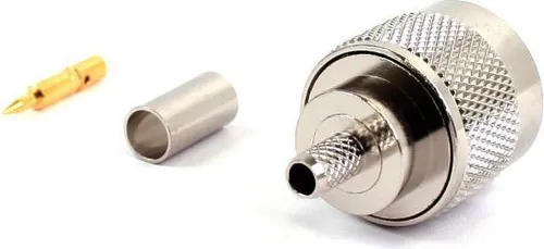 N-Stecker Crimp-Version für HDF200 und RG58 Kabel