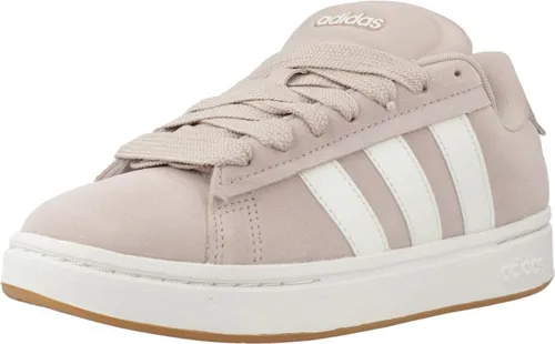 ADIDAS Damen Freizeitschuhe Grand Court Alpha - Bequemer Sneaker mit stilvollem Design - Sneaker mit Obermaterial aus Synthetikleder, dämpfender Cloudfoam Zwischensohle und flexibler Gummiaußensohle für optimalen Grip und Komfort.