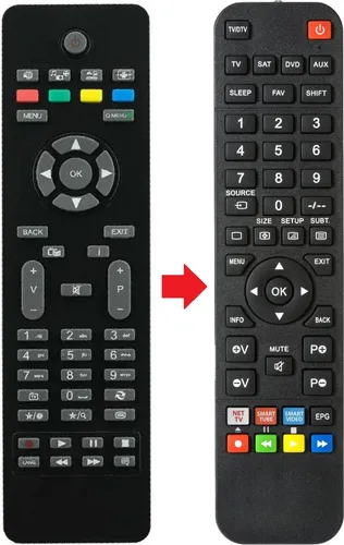 Fernbedienung passend für TELEFUNKEN T22FX189LP