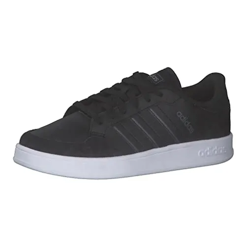 adidas Herren Breaknet Sneaker, Core Black Grey Five, 42 2/3 EU - Herren-Sneaker mit strapazierfähigem Synthetik-Obermaterial und bequemem Gummi-Verschluss für optimalen Tragekomfort im Alltag.