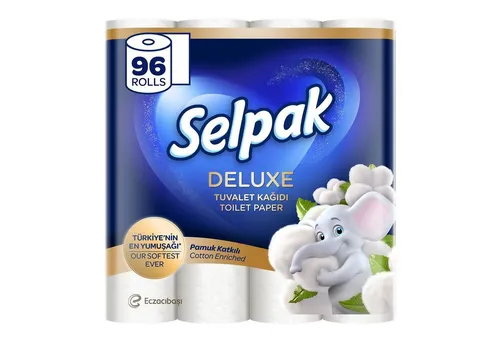 Selpak Deluxe Toilettenpapier 3-lagig in weiß von SELPAK