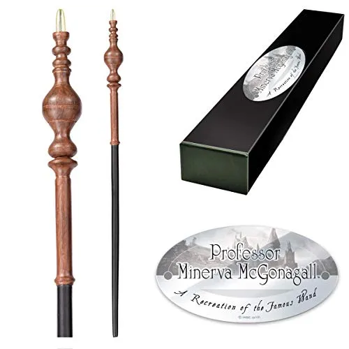 The Noble Collection - Harry Potter - Professor McGonagall Zauberstab - Sonstige Spielwaren, detailgetreuer Zauberstab von Professor McGonagall mit Namensclip und einer Länge von ca. 41 cm – perfekt für Sammler und Harry Potter Fans.