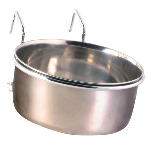 TRIXIE Futternapf Edelstahlnapf mit Halter von Trixie