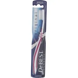 Dr BEST Zahnbürste Original weich Reinigung und Zahnfleischschutz