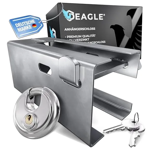 Deagle Anhängerschloss inkl. Diskusschloss von Deagle