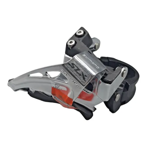Shimano Umwerfer Grau für 2 Kettenblätter - Hochwertiger Umwerfer für 2 Kettenblätter, kompatibel mit 11-fach Schaltungen. Flexibel einsetzbar mit verschiedenen Befestigungsoptionen für eine präzise Schaltperformance.