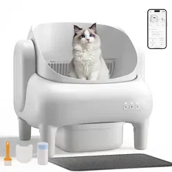 Selbstreinigende Katzentoilette XXL mit App-Steuerung