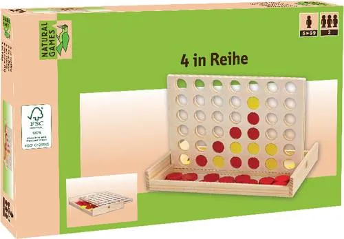 Vedes 61051783 Natural Games 4 in einer Reihe