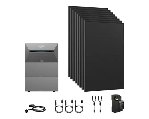 Anker SOLIX Solarbank 3 E2700 Pro - Modular erweiterbarer Batteriespeicher für Solaranlagen mit 2,7 kWh Kapazität und 3600 W Eingangsleistung. Ideal für nachhaltige Energieversorgung.