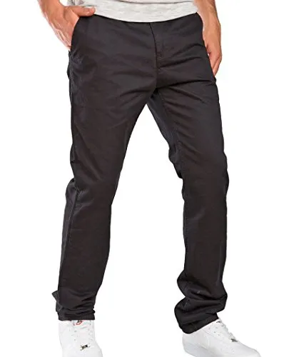 Redbridge Herren Chino Jeans Hose Pants Baumwolle Freizeithose Schwarz 29 32
