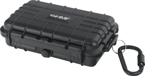 HMF ODK500 Outdoor-Koffer klein, Wasserdichte Box für Boot und Freizeit, 19 x 18,2 x 5,5 cm