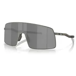 Oakley Sutro TI Matte Gunmetal mit Prizm Black - Sportbrillen mit halbrandlosem Design für maximales Sichtfeld. Prizm Gläser verbessern Farb- und Kontrastwahrnehmung, ideal für Radfahrer bei jedem Wetter.