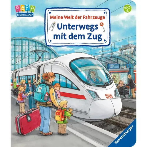 Ravensburger 43646 Welt der Fahrzeuge: Unterwegs mit dem Zug.