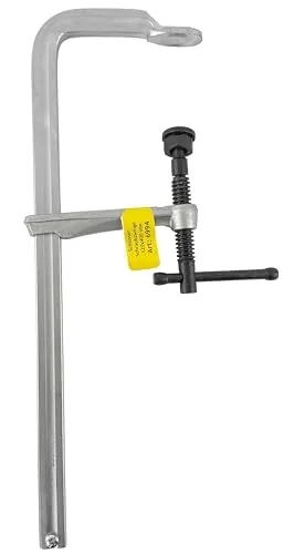 WELDINGER Schlosser-Schraubzwinge Ganzstahl 120x400 mm mit beweglicher Druckplatte