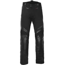 Büse Novaro Textil-/Lederhose Schwarz 54 - Motorradhosen mit Wasser-, winddichter Humax® Klimamembran, ideal für Komfort und Sicherheit bei jeder Fahrt. Aus hochwertigem Rindleder und mit YF®-Level 2-Protektoren ausgestattet.