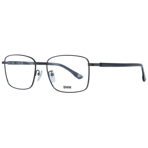 BMW Brillengestell BW5035-D 56008 grau - Elegantes graues Brillengestell aus robustem Metall, im rechteckigen Vollrand-Design. Ideal für stilbewusste Träger mit einer Fassungsbreite von 145 mm.