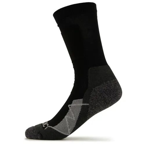 Stoic Unisex Merino Trekking Crew Socks Wandersocken mit Merinowolle Outdoorsocken 1 Paar
