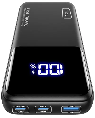INIU Power Bank 20000mAh 65W – Klein aber Stark für Phone & Laptop