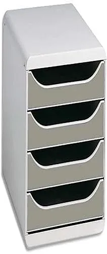 Exacompta 310041D Premium Ablagebox mit 4 Schubladen von Exacompta