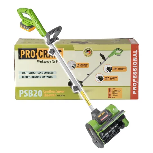 Akku-Schneefräse Procraft PSB20bb (ohne Akku und Ladegerät)