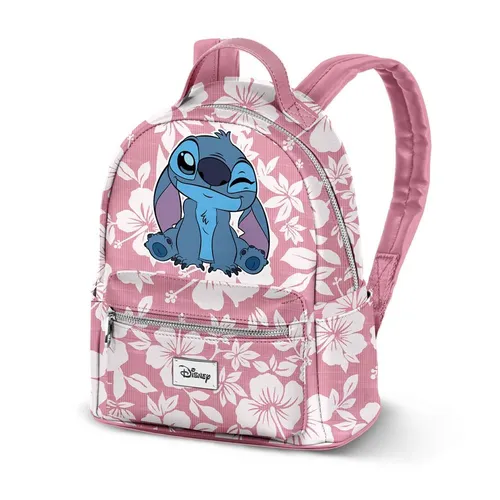 Disney Lilo & Stitch Maui Rucksack - Rosa Cityrucksack für Damen - Damentaschen, stylischer Polyester-Rucksack mit Disney-Motiv, ideal für den Alltag und Freizeitaktivitäten.