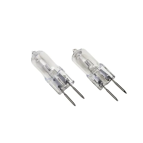 2x Xavax Halogen Lampe 50W GY6.35 12V Stiftsockellampe Warmweiß Halogenlampe Set