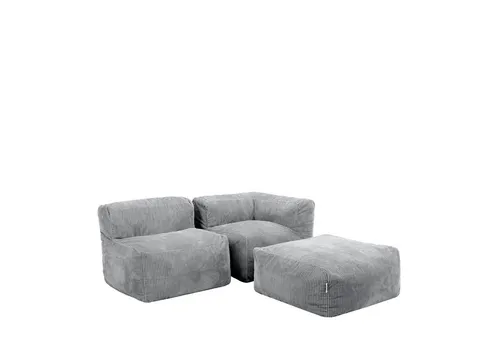 icon Sofa Modulares Ecksofa „Zen“ aus Kunstfell - Sofas: Flauschiges, modulares Ecksofa mit Schaumstofffüllung für himmlischen Komfort und mühelose Montage – ideal für Wohnzimmer und Schlafzimmer.