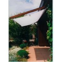 Produktbild Floracord Pergola Bausatz inkl. Sonnensegel Weiß 330 cm
