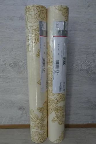 Rollen Vliestapete AS Creation 34143-4 Beige Gold Barock 2 in gelb von A.S. Création