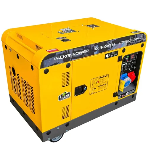 Dieselgenerator 10,5 kW mit ATS & AVR, schallgedämmt