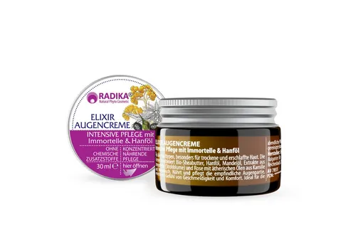 BIOHERBA R Pflege-Set Bioherba Intensive Repair Augencreme mit Immortelle-& Hanföl 30ml